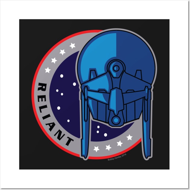 Reliant - themed patch design Wall Art by Illustratorator